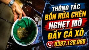 Thông tắc bồn rửa chén nghẹt mỡ đóng cục lâu ngày, xử lý đường ống thoát nước bị tắc tại Vũng Tàu, Bà Rịa, Phú Mỹ, Long Điền, Long Hải, Xuyên Mộc và TP. Hồ Chí Minh.